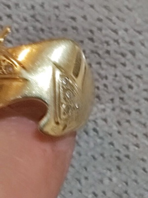 Gold ring 14k slightly used