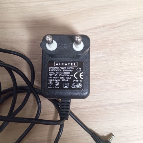 Original Alcatel Ac Adaptor used R35045030 4.5V 300mA