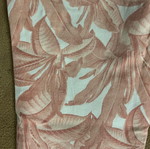 Mango cotton stretch pants size 38 Europe like new, white and pink