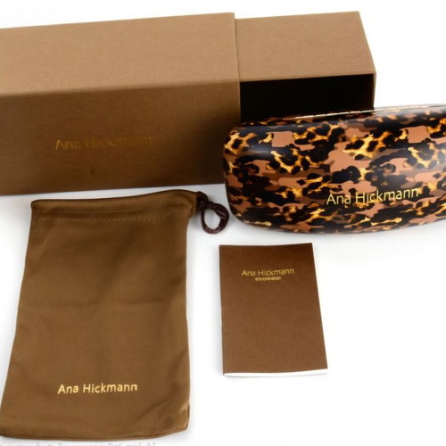 Ana Hickmann AH 3170 04A sunglasses new, brown and gold mask style