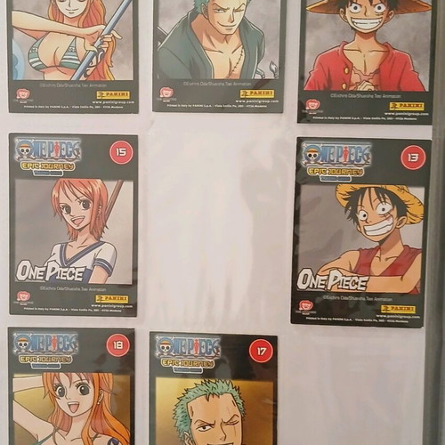 One Piece Panini album with cards like new, 221 total