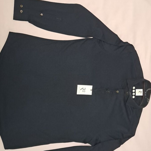 R2 Jersey Cotton Shirt Polo New Dark Blue Size M
