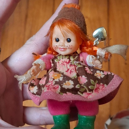 Vintage Pippi Longstocking doll by El Greco