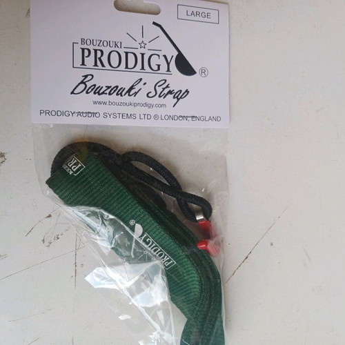 Bouzouki strap green Prodigy large new