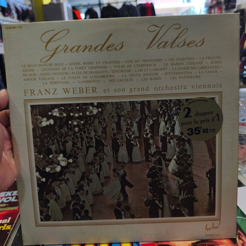 Franz Weber Grandes Valses vinyl record like new