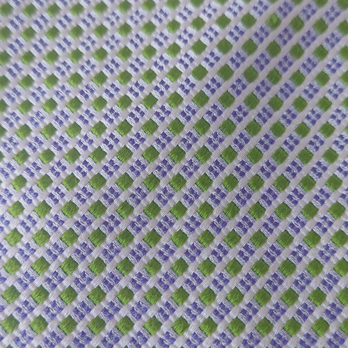 Etro silk tie new, green and purple