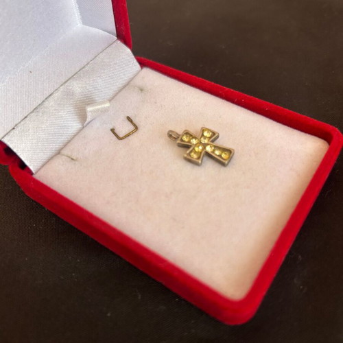 Silver cross used