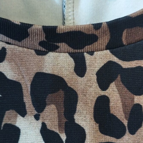 Zara leopard dress medium like new