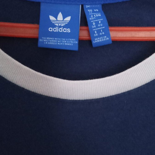 Adidas short-sleeve t-shirt like new, blue, size S