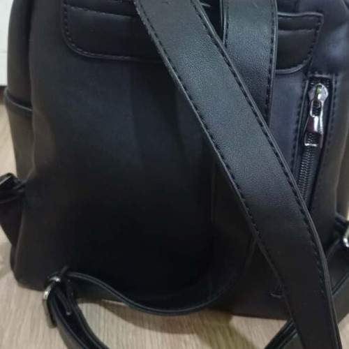 Women's backpack black with star like new