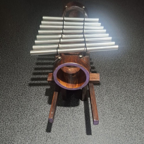 Traditional Ethnic Bamboo Metallophone Xylophone, handmade