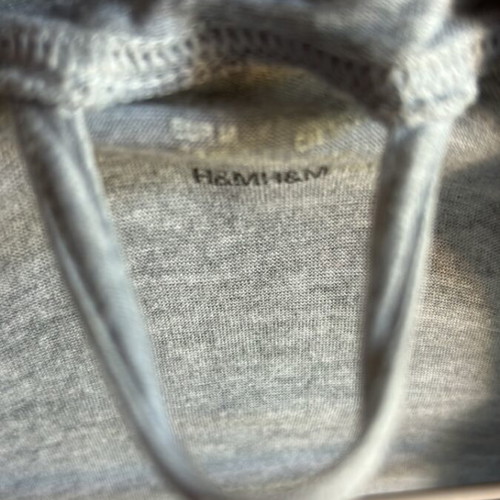 H&M Grey Thin Robe with Integrated Belt Size M Used