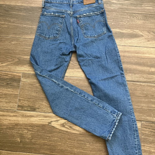 Levi's 501 Premium High Rise Jeans like new, blue, size S
