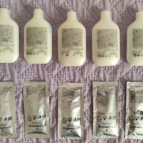 L' Oreal Excellence Creme Lightweight Nourishing Mask 5x60 ml & Palette Caring Mask 5x10 ml new