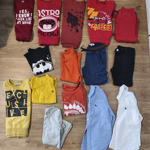 Winter clothing set for boys 4-5 years, 15 pieces, like new