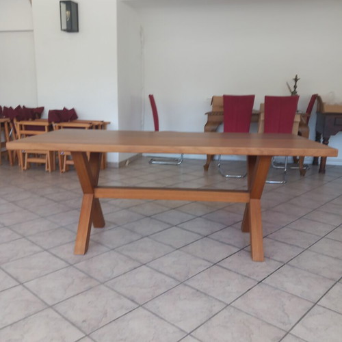 Monastic tables like new, set of two, solid wood