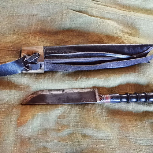 Decorative Balkan Knife used with Traditional Sheath