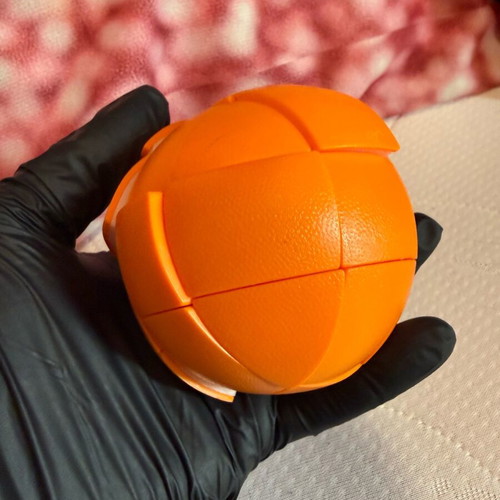 3D Orange Puzzle like new, anti-stress mystery