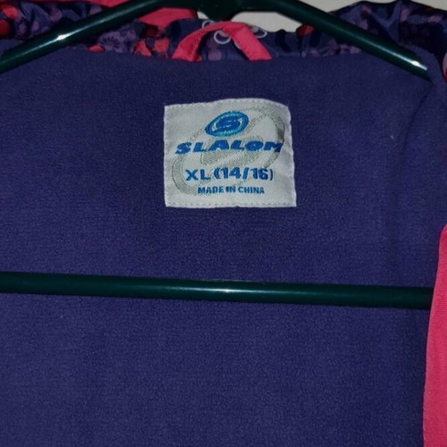 Slalom pink jacket new for ages 14-16
