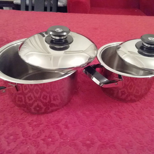 TAC cookware set 9 pieces stainless steel 18/10 new