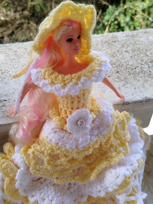 Handmade doll dress and doll set new
