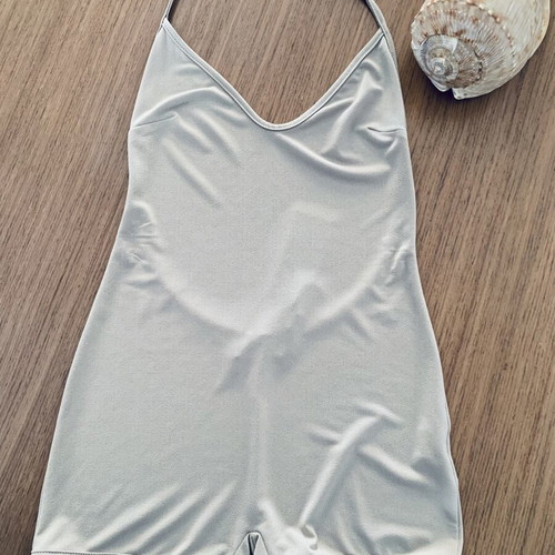 Stelios Koudounaris Romper new, greige color, size S