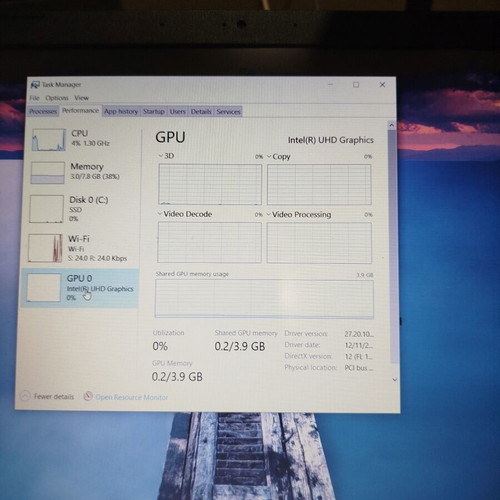 Acer Aspire 3 laptop used, Intel Core i3, 8GB RAM, 256GB SSD