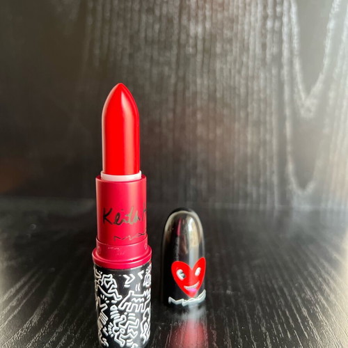 MAC x Keith Harris Red Haring lipstick new