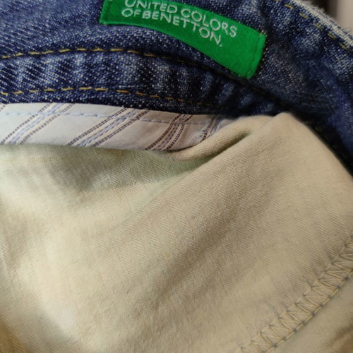 Benetton women's jeans used No 42 straight fit