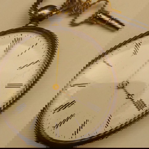 VINTAGE SILVER POCKET WATCH