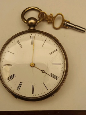 VINTAGE SILVER POCKET WATCH
