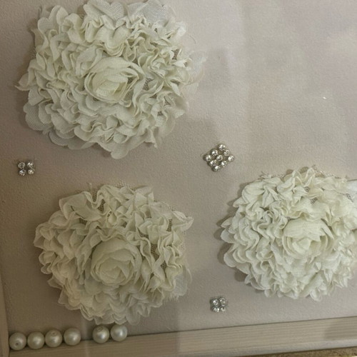 Handmade wedding stefanochiki with Royal Gallery frame like new