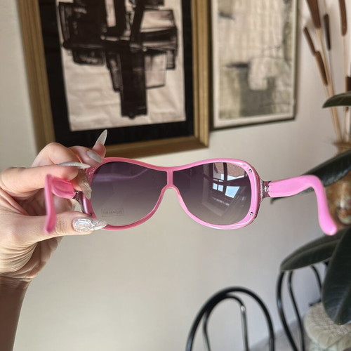 YSL sunglasses Y2K pink, like new