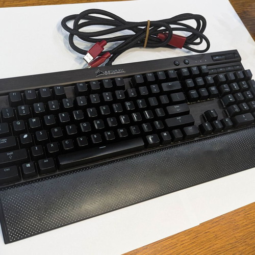 Corsair K70 RGB Keyboard used, Cherry Red switches, gaming features