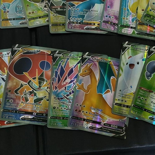 Pokemon Flash V and V-Max card collection, set of 60