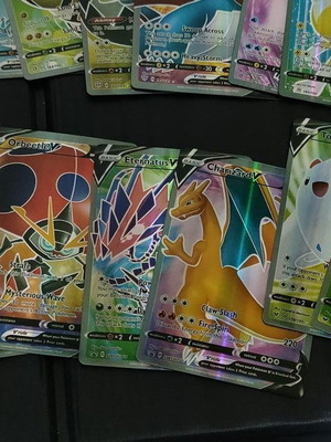 Pokemon Flash V and V-Max card collection, set of 60