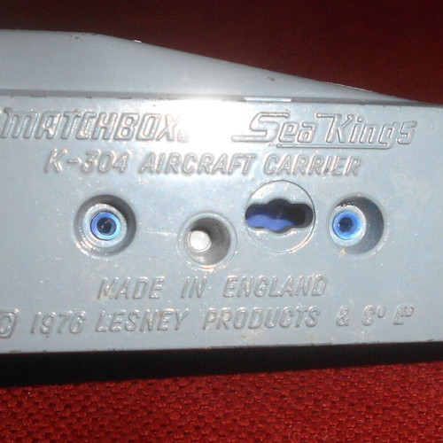 Matchbox Sea Kings K-304 Aircraft Carrier Lesney 1976