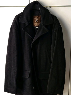 Camaro Vintage wool coat like new, black, size M