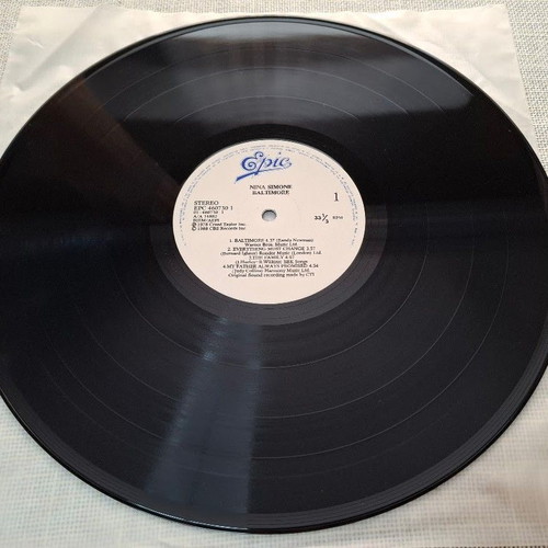 Nina Simone Baltimore LP σαν καινούργιο, jazz