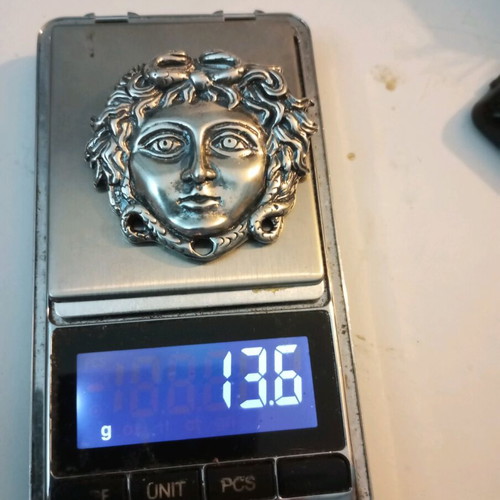 Lalaunis A21 925 pendant and silver pin used, vintage