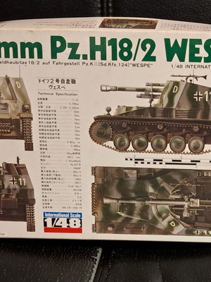 Bandai 1:48 105mm Pz.H18/2 Wespe γερμανικό αυτοκινούμενο πυροβόλο καινούργιο
