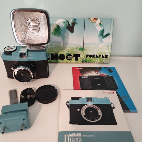 Mini Diana & Flash Camera like new with accessories