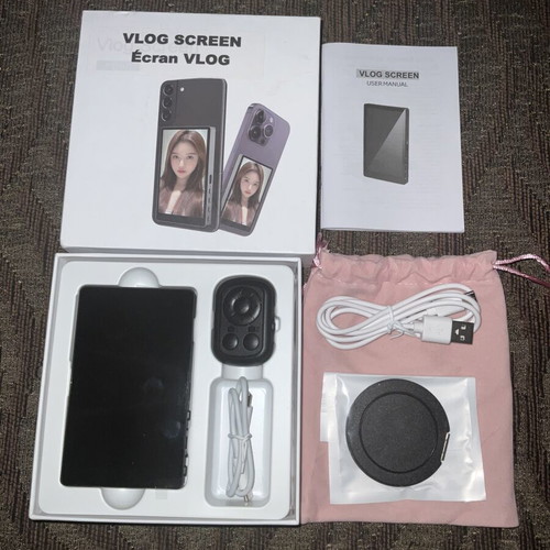 Vlog Screen RRWKJ external selfie display for mobile, like new