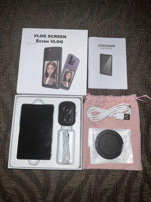 Vlog Screen RRWKJ external selfie display for mobile, like new