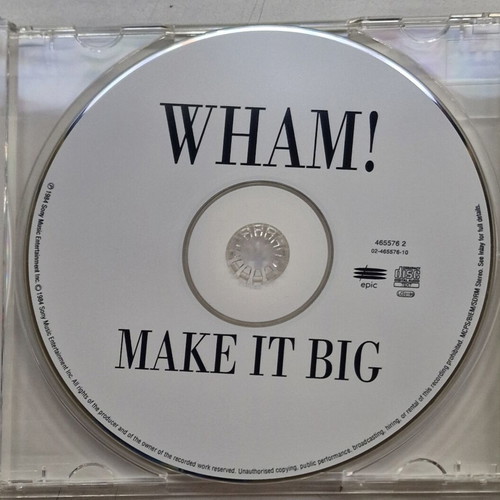Wham! Make It Big CD like new, pop