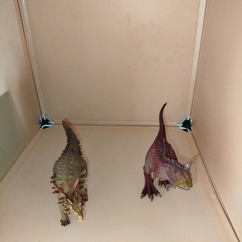 Dinosaur figures used