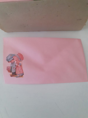 Box with more than 200 new letter envelopes