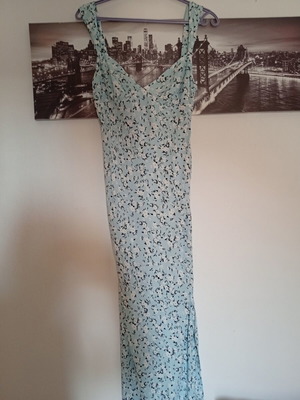Bershka dress size Large new, black and turquoise