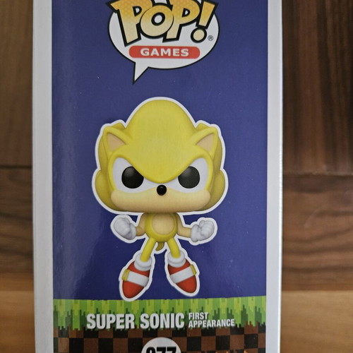 Funko Pop! Games Sonic The Hedgehog Super Sonic #877 AthensCon 2022 new