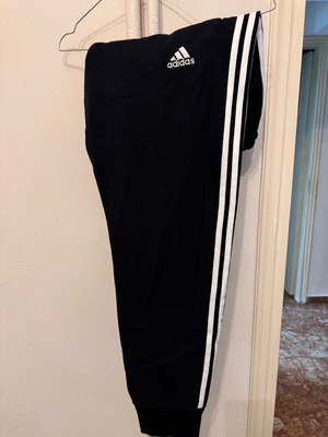 Adidas φόρμα XL regular fit με ρίγες καινούργια, μαύρο και άσπρο